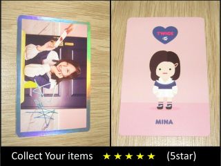 Twice 4th Mini Album Signal Holo Mina C Official Photo Card