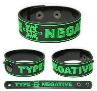 Type O Negative Wristband Rubber Bracelet V1