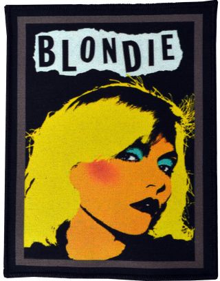 Blondie Debbie Harry Wave American Punk Cbgb Atomic Black Cotton Patch A6,