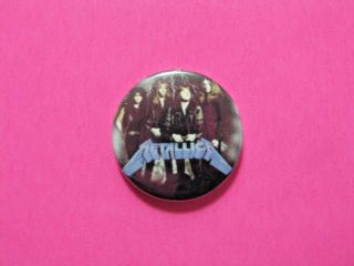 Metallica Vintage Button Badge Pin Not Patch Shirt Cd Lp Uk Import Group