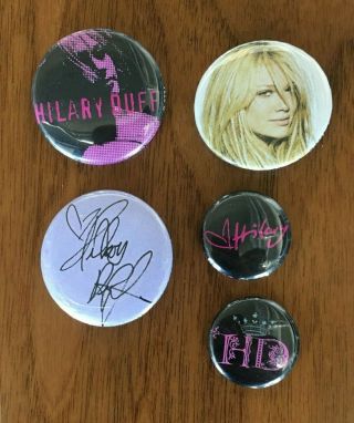 5 Hilary Duff Pins 2005