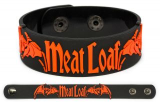 Meat Loaf Wristband Rubber Bracelet V1