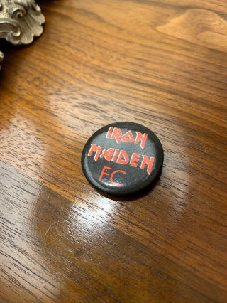 Iron Maiden Fan Club Rare Metal Pin Badge
