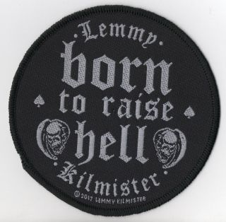 Motorhead Lemmy Born To Raise Hell Woven Patch