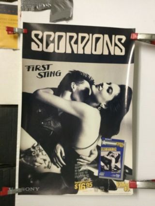 Scorpions “first Sting”.  Video Promo Poster