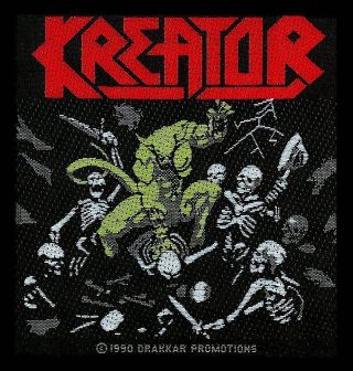 Kreator - " Pleasure To Kill " - Woven Sew On Patch