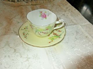 Princess Margaret Paragon China Tea Cup & Oval Saucer Birth Commemorative 1930