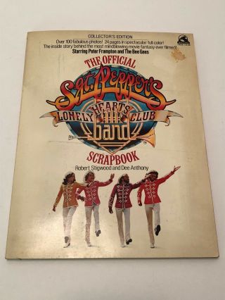 The Official Sgt.  Peppers Lonely Hearts Club Band Scrapbook 1978 Bee Gees