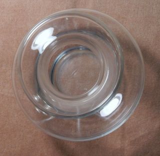Vntage Anchor Hocking Elegant Clear Glass Bud Vase / Decanter Hourglass 3