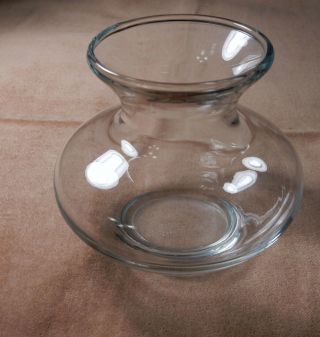 Vntage Anchor Hocking Elegant Clear Glass Bud Vase / Decanter Hourglass 5