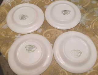 (4) ROYAL CHINA CURRIER AND IVES 10 