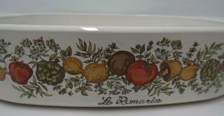 Corning Ware Spice of Life Le Romarin 10x10x2 Casserole Dish A - 10 - B with Lid 2