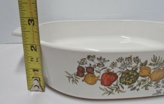 Corning Ware Spice of Life Le Romarin 10x10x2 Casserole Dish A - 10 - B with Lid 3
