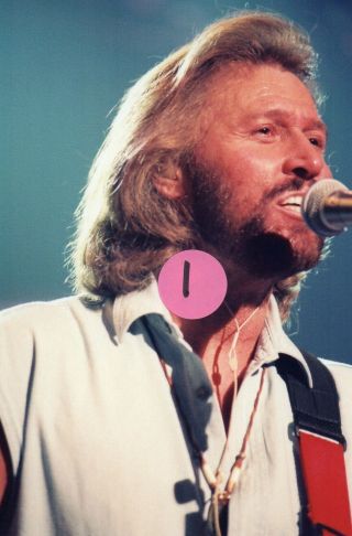 Bee Gees Barry Gibb 8 - 4x6 Color Concert Photo Set 12aa