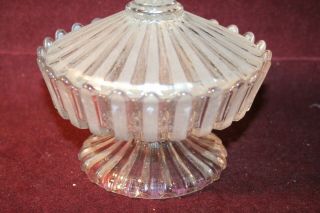 Stunning EAPG FROSTED RIBBON Pattern Butter Dish - Bakewell Pears Co.  1877 3