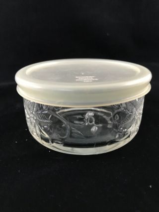 Princess House Fantasia 8 Oz Crystal Storage Container W/lid