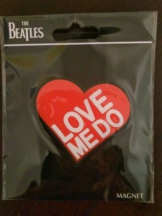 The Beatles Magnet 60mm X 60mm Rubber - Love Me Do