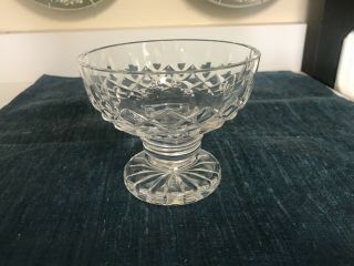Vintage 5 " Waterford Giftware Cut Crystal Footed Bowl Compote