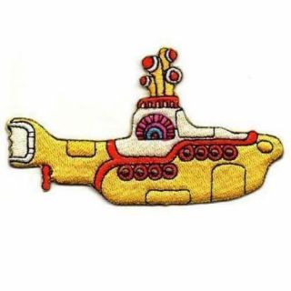 Beatles Patch Iron Embroidered Yellow Submarine Patches Official Jacket Backpack