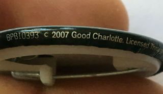 GOOD CHARLOTTE - Set Of 4 Button Pin Badges 37mm Pop Punk Alt.  Rock OG 2007 4
