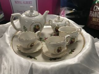Royal Albert Old Country Roses Miniature Tea Set 3463135