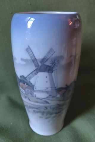 Royal Copenhagen Vase Windmill Denmark