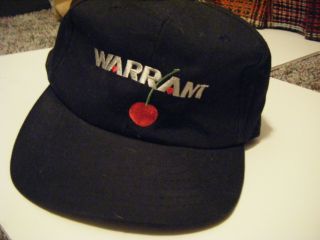 Warrant Band Hat Baseball Cap Jani Lane Hair Band 80 