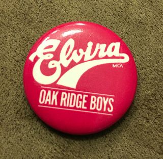 The Oak Ridge Boys Elvira Promo Pinback Button