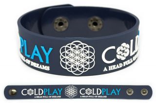 Coldplay Wristband Rubber Bracelet
