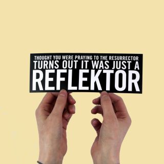 Arcade Fire Lyric Sticker " Reflektor ",  Funeral,  Neon Bible,  The Suburbs,