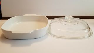 Vintage Corning Ware Wildflower A 10 B Casserole Dish With Lid - 10x10x2 2