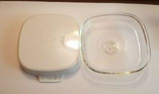 Vintage Corning Ware Wildflower A 10 B Casserole Dish With Lid - 10x10x2 5