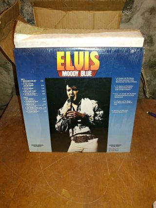 Elvis Presley Moody Blue 1977 Colored Vinyl LP AFL1 - 2428 2