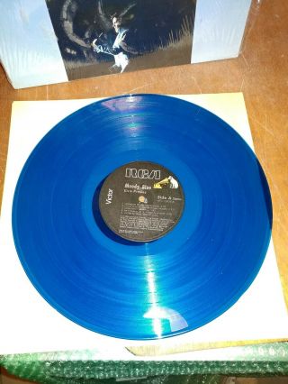 Elvis Presley Moody Blue 1977 Colored Vinyl LP AFL1 - 2428 3