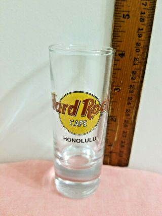 Hard Rock Cafe Collectors Shot Glass - Honolulu