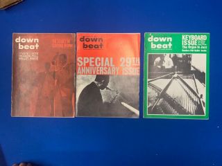 Down Beat Magazines (3) 1961 - 1963