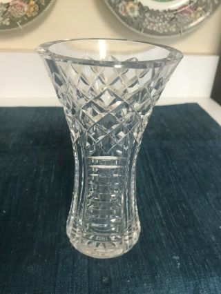 Stunning Vintage 6 " Waterford Giftware Cut Crystal Vase In