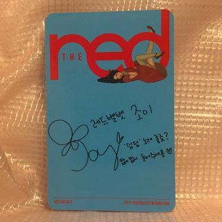 Joy Official Photocard Red Velvet 1st Album The Red kpop 2