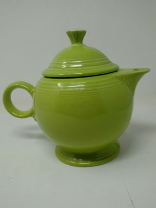 36 Oz Homer Laughlin Fiestaware Chartreuse Covered Teapot Large