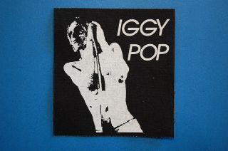 Iggy Pop Cloth Patch (cp97) The Stooges Punk Rock Ramones Social Distortion