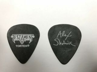 Testament Alex Skolnick Signature Black Regular Guitar Pick