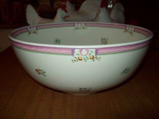Hard To Find Laura Ashley Alice 10 Inch Serving Bowl Made In England