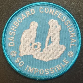 Dashboard Confessional So Impossible 3 " Patch - Discontinued Rare Dc Accessory