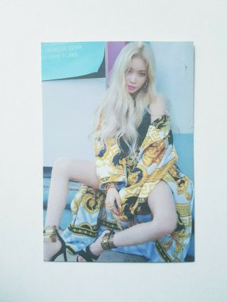 K - Pop Chungha Mini Album " Flourishing " Official Postcard