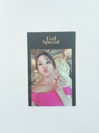 K - Pop Twice Mini Album " Feel Special " Official Chaeyoung Photocard