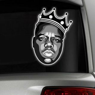 Notorious Big Sticker Decal Car Window Rap Old School Hip Hop Biggie Brooklyn