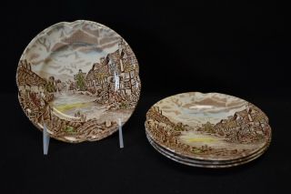 Johnson Brothers Olde English Countryside Set Of 4 Bread & Butter Plates
