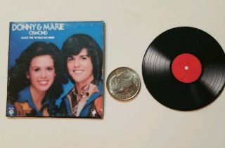 Miniature Record Album 1/6 Playscale Donny Osmond Donny And Marie Osmond
