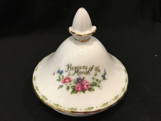 Royal Albert Flowers Of The Month Teapot Lid Only Replacement