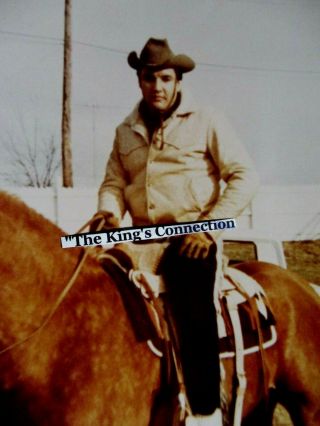 Photo - Elvis - Unseen - Riding At Graceland - Looking At Camera - By Chandler